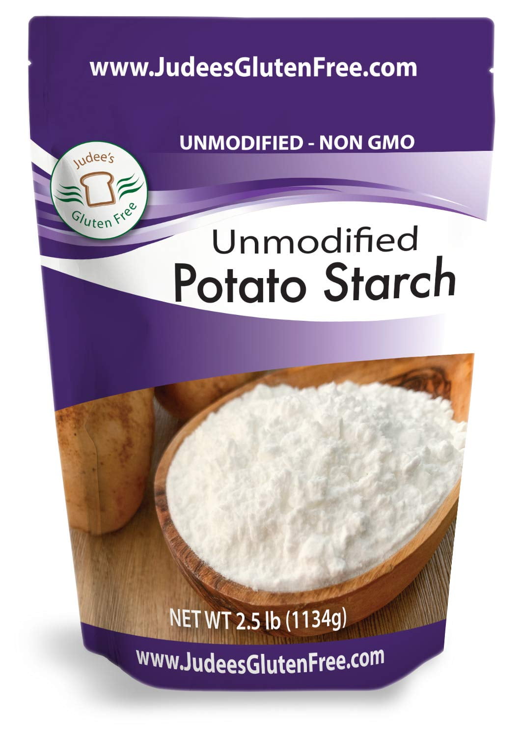 Judee's Gluten Free Unmodified Potato Starch, 2.5 lb