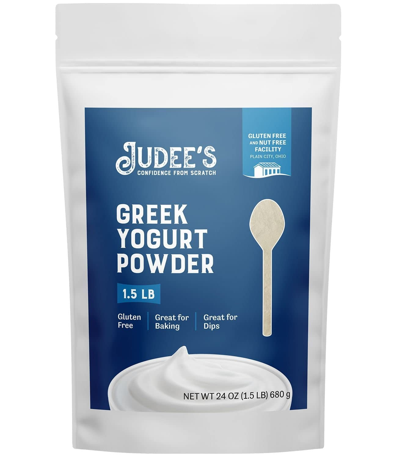 Judee’s Greek TI12 Yogurt Powder 1.5 lb GlutenFree and NutFree