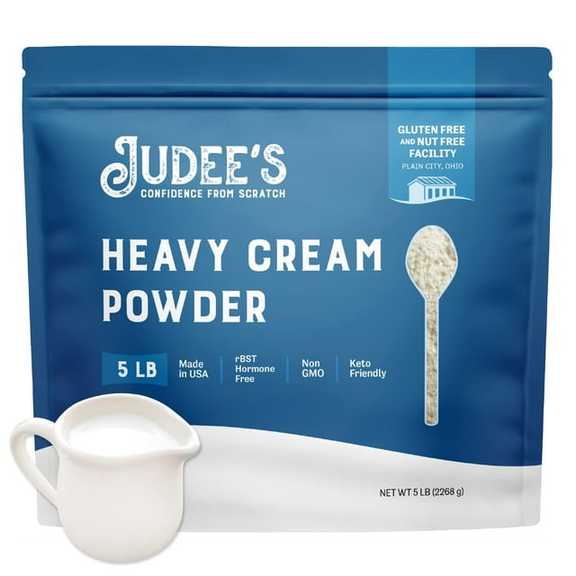 Judee's Heavy Cream Powder 5 lb GMO and Preservative Free Produced