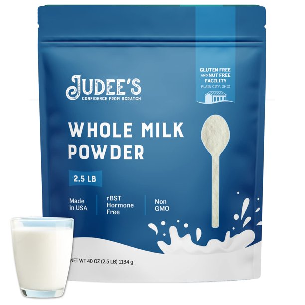Judee's Whole Milk Powder NonGMO, HormoneFree, Gluten & NutFree