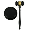 thumbnail image 1 of Judge Auction Sale Hammers Solid Wood Lawyer Favors Mallet Court Portable Wooden Toddler, 1 of 6