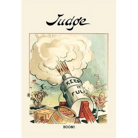 Judge: Boom! Fine art canvas print (20" x 30")