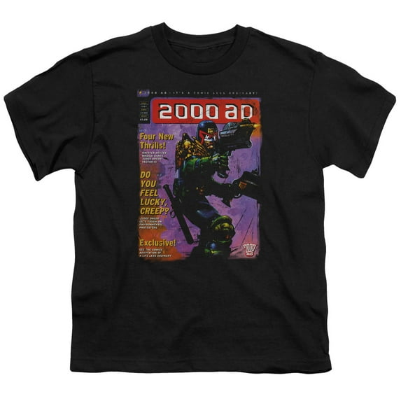 Judge Dredd 1067 S/S Youth 18/1 T-Shirt Black