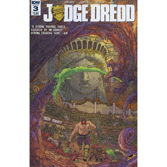 Judge Dredd (5th Series) #3 VF ; IDW Comic Book