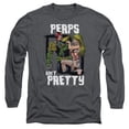 thumbnail image 1 of Judge Dredd-Ain T Pretty Long Sleeve Adult 18-1 Tee- Charcoal - Small, 1 of 1