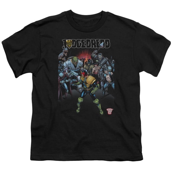 Judge Dredd Behind You S/S Youth 18/1 T-Shirt Black