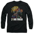 thumbnail image 1 of Judge Dredd Bike And Badge  Long Sleeve Adult 18/1 T-Shirt Black, 1 of 2
