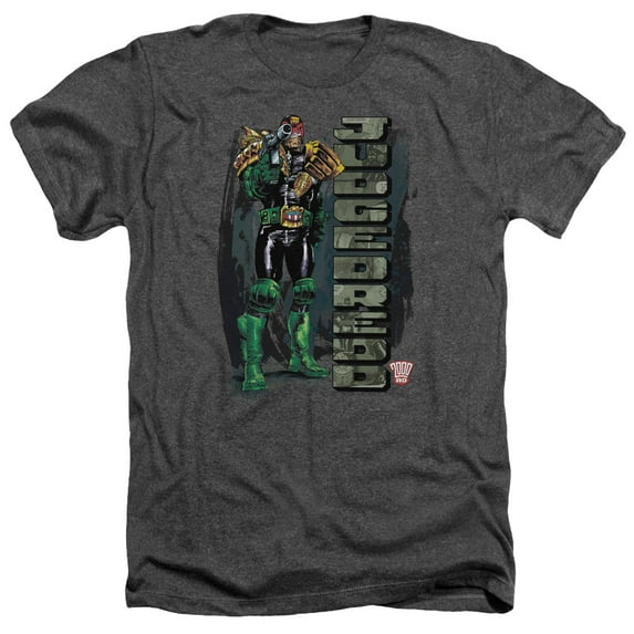 Judge Dredd Blam Mens Heather Shirt