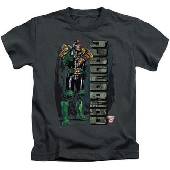 Trevco Judge Dredd-Blam Short Sleeve Juvenile 18-1 Tee- Charcoal - Small 4