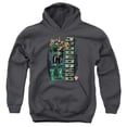 thumbnail image 1 of Judge Dredd Blam Youth Pullover Hoodie Sweatshirt Charcoal, 1 of 1