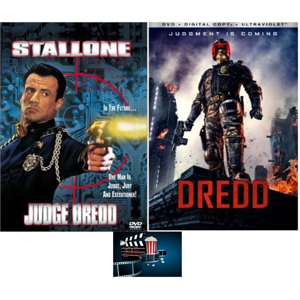 Set Dredd Judge Dredd Double Feature JUDGE DREDD The Original & DREDD 2 DVD Set ...