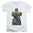 thumbnail image 1 of Judge Dredd In My Sights S/S Adult V-Neck White, 1 of 1