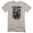 thumbnail image 1 of Judge Dredd Last Words Premium Canvas Adult Slim Fit 30/1 T-Shirt Silver, 1 of 1