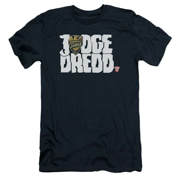 Judge Dredd - Logo - Slim Fit Short Sleeve Shirt - Medium