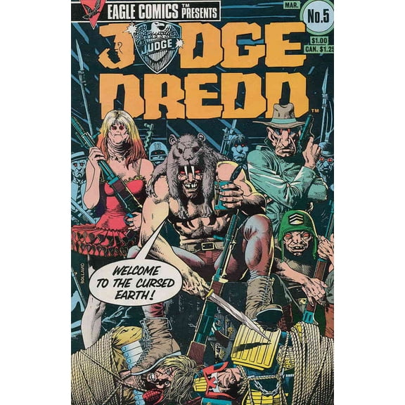 Judge Dredd (Vol. 1) #5 VF ; Eagle Comic Book