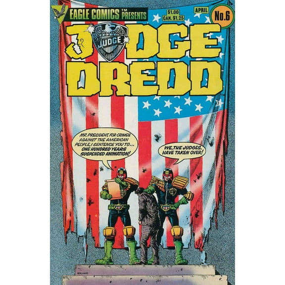 Judge Dredd (Vol. 1) #6 VF ; Eagle Comic Book