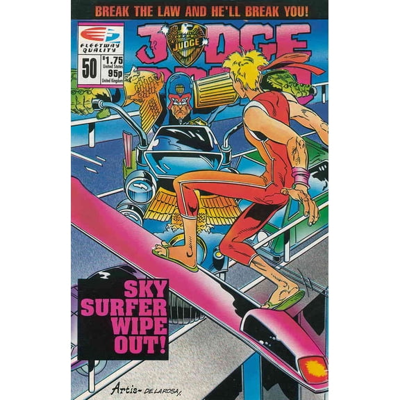 Judge Dredd (Vol. 2) #50 VF ; Fleetway Quality Comic Book