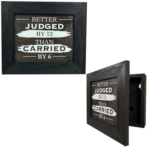 Judged by 12 Hidden Storage Cabinet by Bellewood Designs