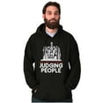 thumbnail image 1 of Judging People Lincoln Memorial DC Unisex Plus Fleece Graphic Hoodie Brisco Brands 2X, 1 of 5