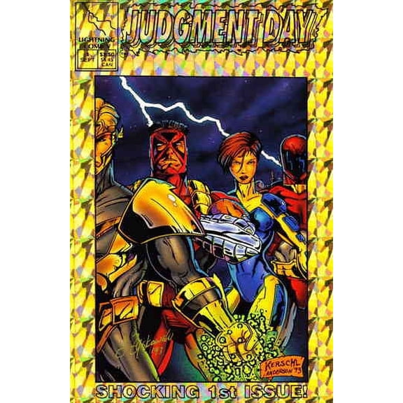 Judgment Day (Lightning) #1 Gold Variant VF ; Lightning Comic Book