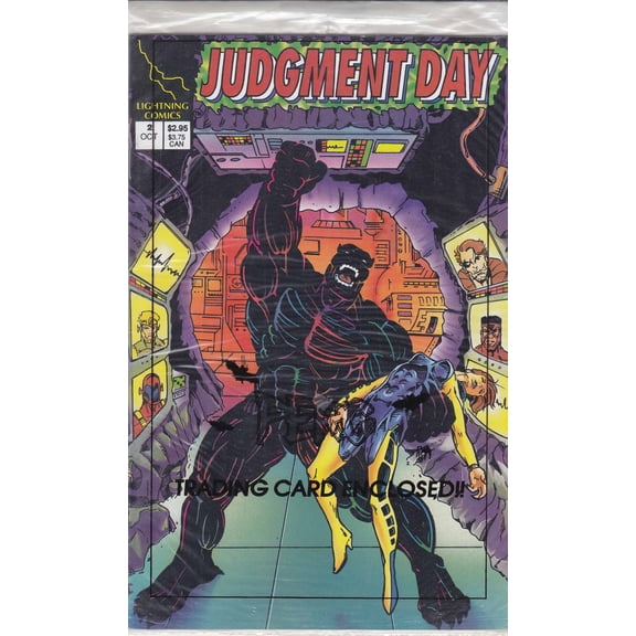 Judgment Day (Lightning) #2 (with card) VF ; Lightning Comic Book