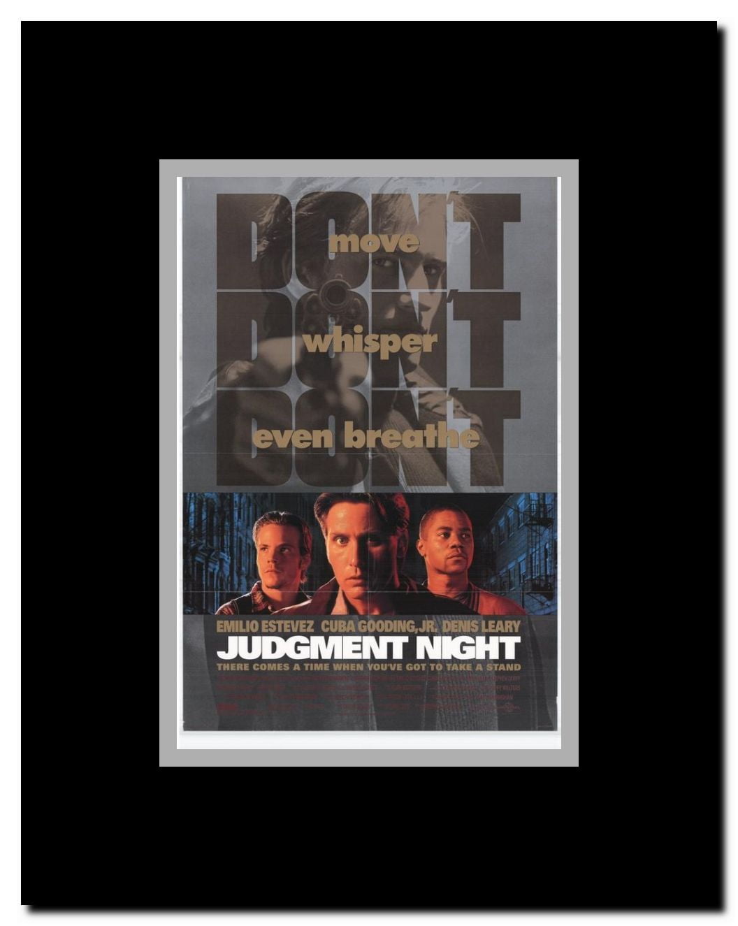 Judgment Night Framed Movie Poster