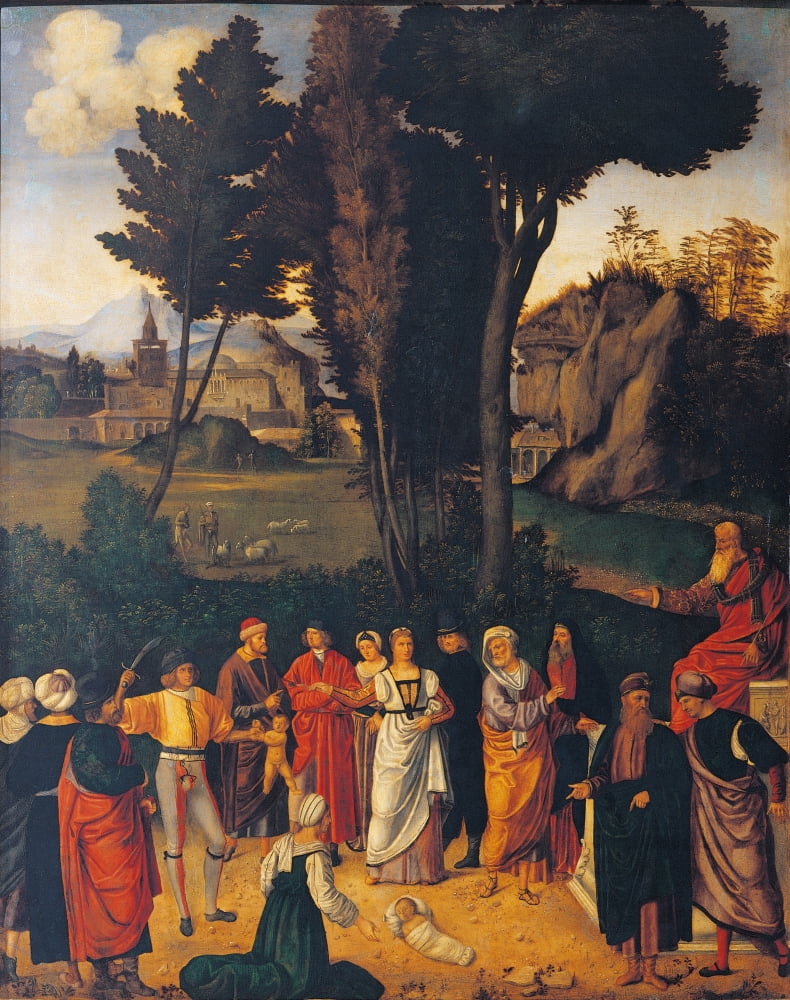 Judgment Of Salomon Canvas Art -  (24 x 36)