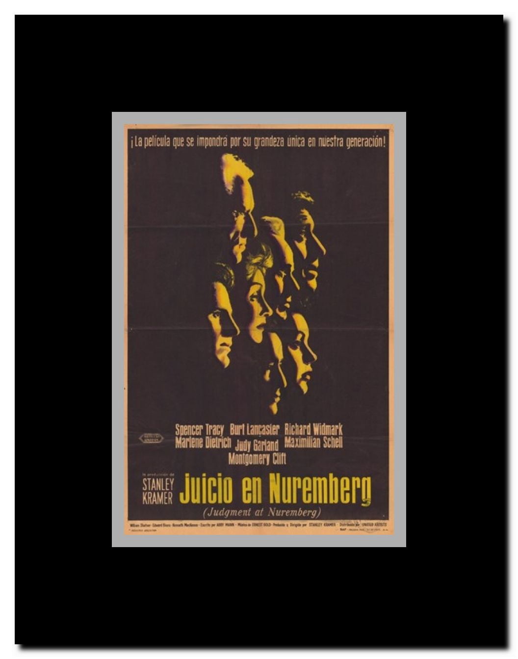 Judgment at Nuremberg Framed Movie Poster