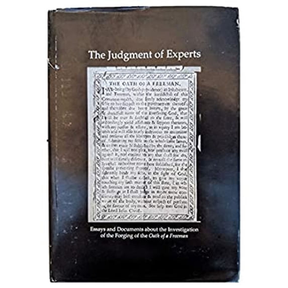 Pre-Owned The Judgement of Experts (Hardcover 9780944026144) by James Gilreath
