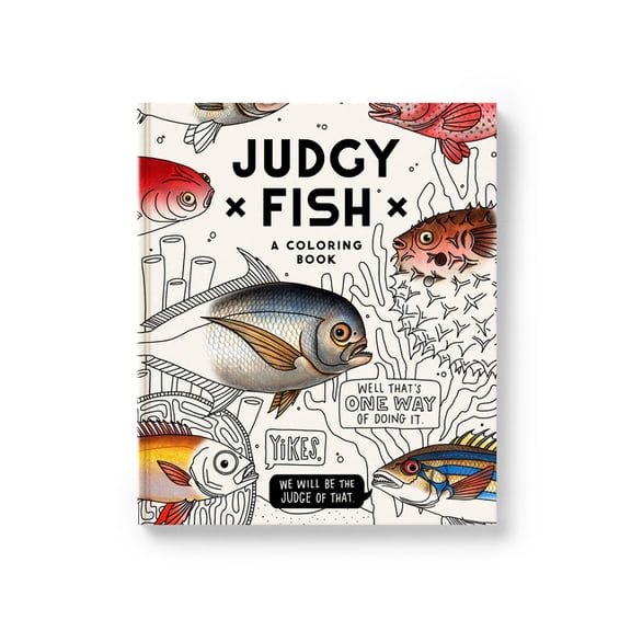 Judgy Fish Coloring Book, (Hardcover)
