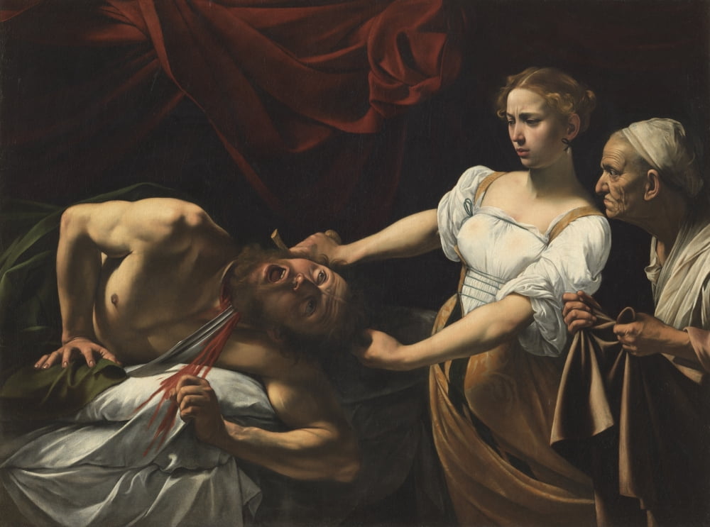 Judith Beheading Holofernes Canvas Art - (36 x 24)