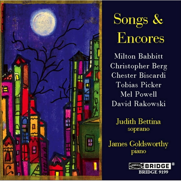 Judith Bettina - Songs & Encores a Recital of American Song - Music & Performance - CD