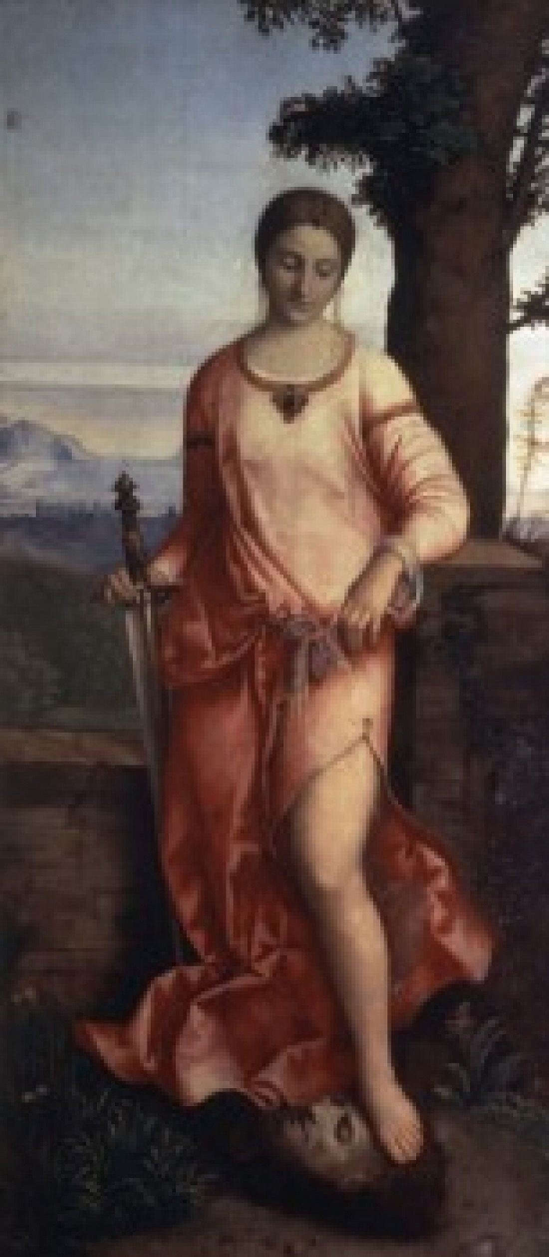 Judith Giorgio Giorgione C 1477-1510 Venetian Hermitage Museum St Petersburg Russia Canvas Art - Giorgio Giorgione (24 x 36)