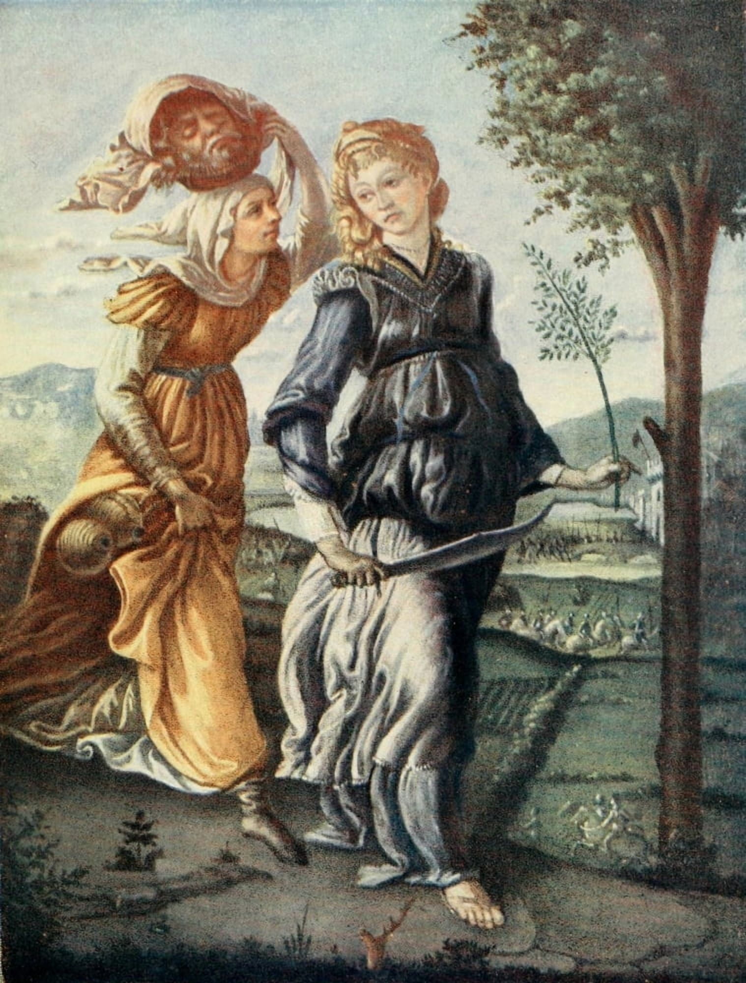 Judith & Holofernes Canvas Art - Sandro Botticelli (18 x 24)