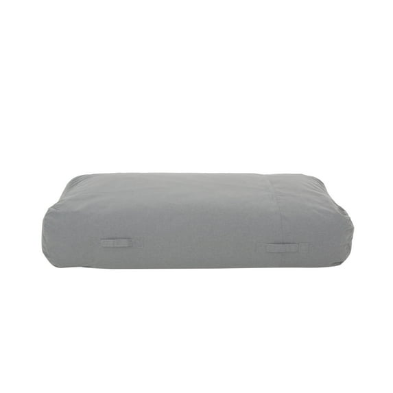 Judith Indoor Water Resistant 6'x3' Lounger Bean Bag, Charcoal