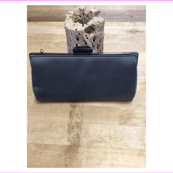 Judith Leiber Satin Clutch, Taupe