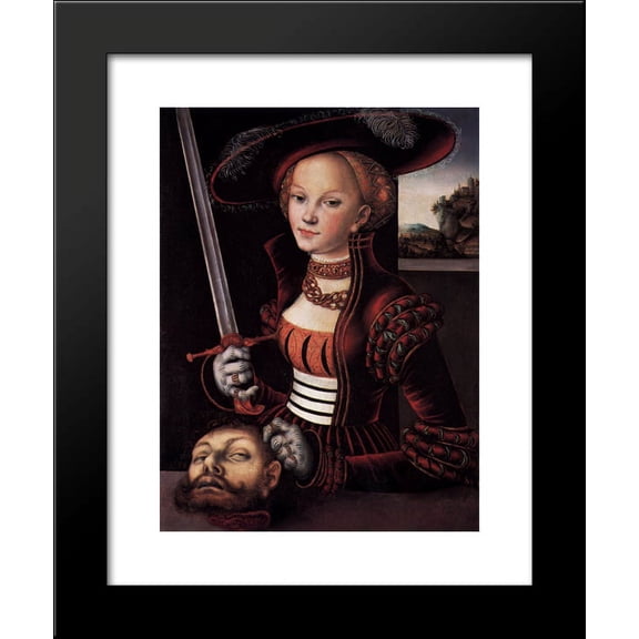 Judith Victorious 20x24 Framed Art Print by Lucas Cranach the Elder