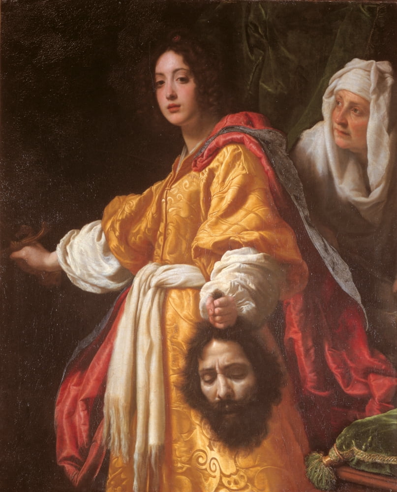 Judith With The Head Of Holofernes Canvas Art - (24 x 36)
