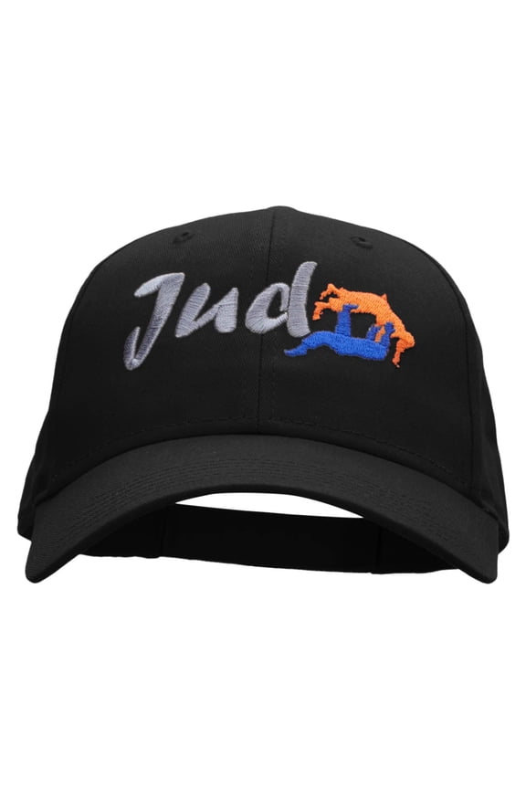 Judo Action Embroidered Low Profile Cap - Black OSFM