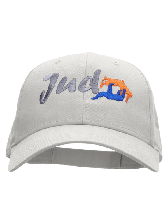 Judo Action Embroidered Low Profile Cap - White OSFM