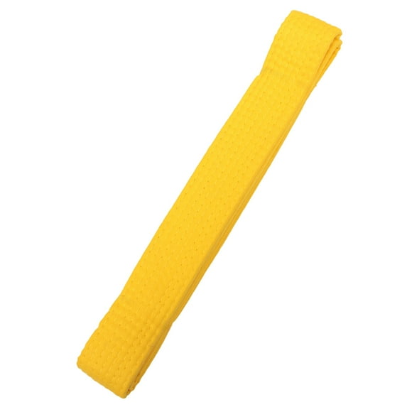 Judo Training Belt for Karate Taekwondo - Yellow Martial Arts Belt with Double Layer Felt Inner Core, Durable Design