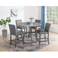 thumbnail image 1 of Judson 5 Piece Counter Height Table Set Grey, 1 of 4