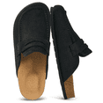 thumbnail image 1 of Judxsious Women's Suede Mules & Clogs Cork Footbed Slip On Mules Potato Shoes with Arch Support, 1 of 8