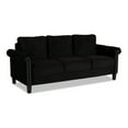 thumbnail image 1 of Judy 81 Inch Velvet Upholstered Sofa with Nailhead Trim, Black, 1 of 2