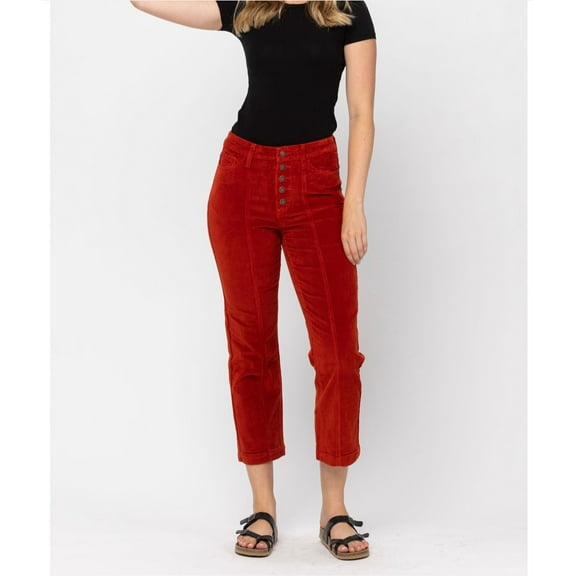 Judy Blue Cropped Corduroy Womens Jeans (27)