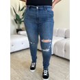 thumbnail image 1 of Judy Blue Full Size  High Waist Distressed Skinny Jeans, 1 of 1
