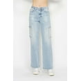 thumbnail image 1 of Judy Blue Full Size High Waist Straight Cargo Jeans, 1 of 1
