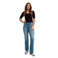 thumbnail image 1 of Judy Blue Full Size Mid Rise Slim Bootcut Tummy Control Release Hem Jeans Plus Size, 1 of 8