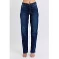 thumbnail image 1 of Judy Blue Full Size Raw Hem Straight Leg Jeans - 82622TD, 1 of 8