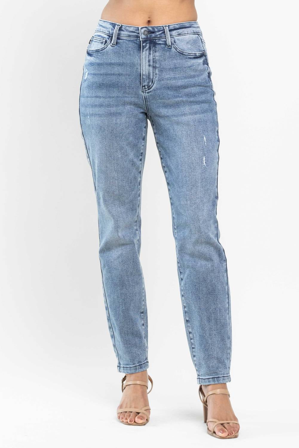 Judy Blue High Rise Vintage Slim Straight Jeans